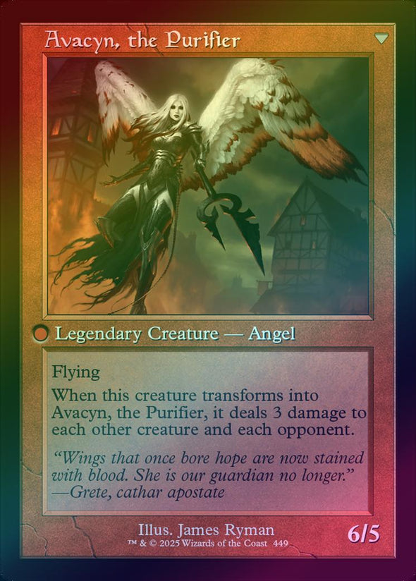 Archangel Avacyn // Avacyn, the Purifier - Retro Frame (Foil) (INR)