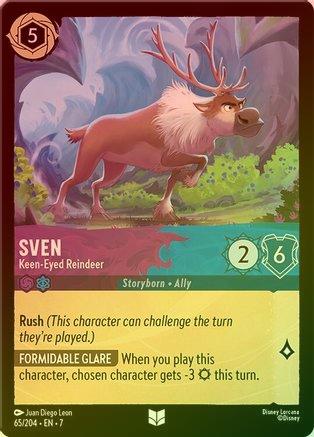 Sven (Keen-Eyed Reindeer) - 65/204 - Uncommon (Foil)