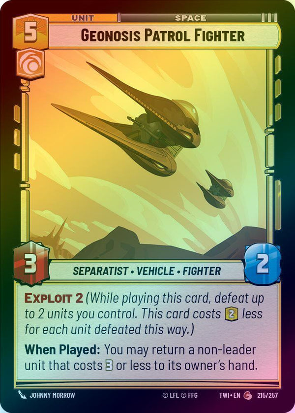 Geonosis Patrol Fighter - 215/257 - Common (Foil)