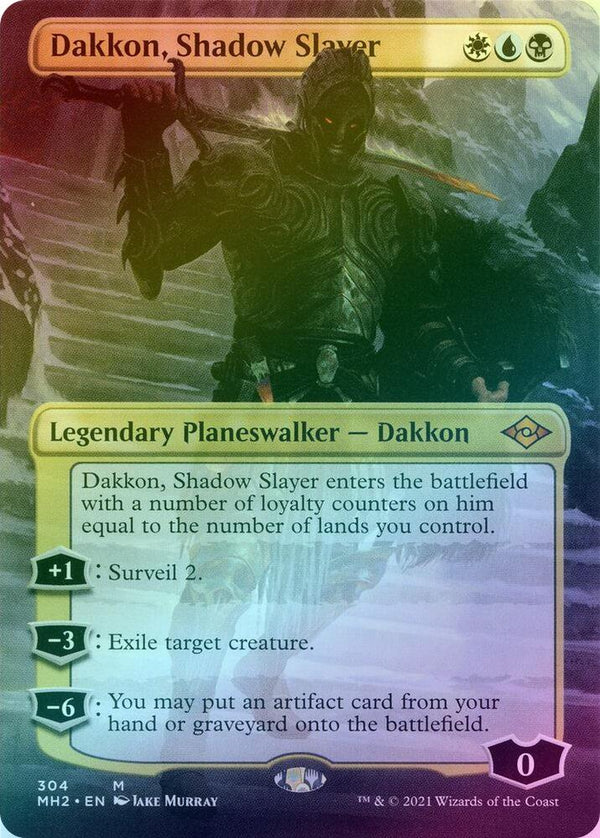 Dakkon, Shadow Slayer - Borderless (Foil) (MH2)
