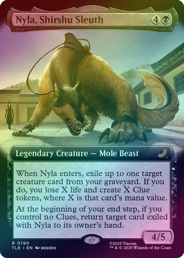 Nyla, Shirshu Sleuth - Extended Art (Foil) (TLE)