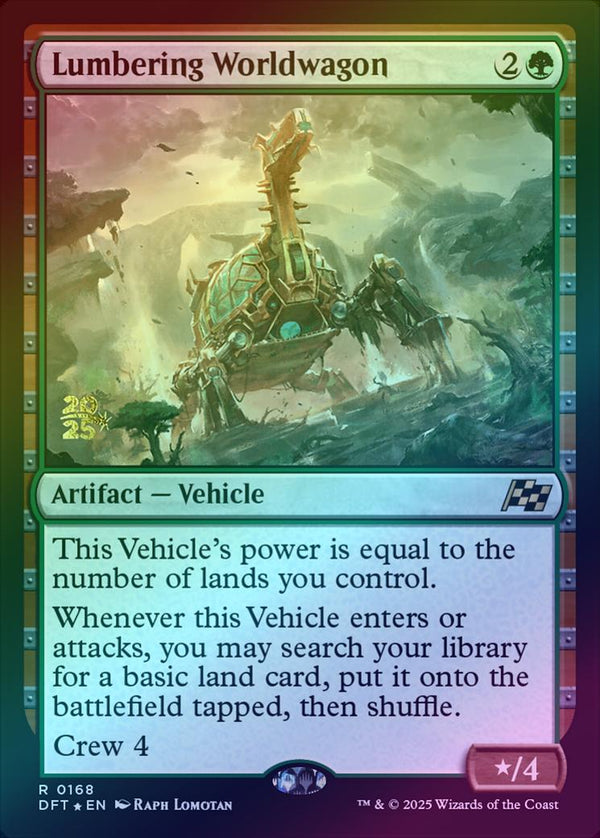 Lumbering Worldwagon - Prerelease Promo (Foil) (PDFT)