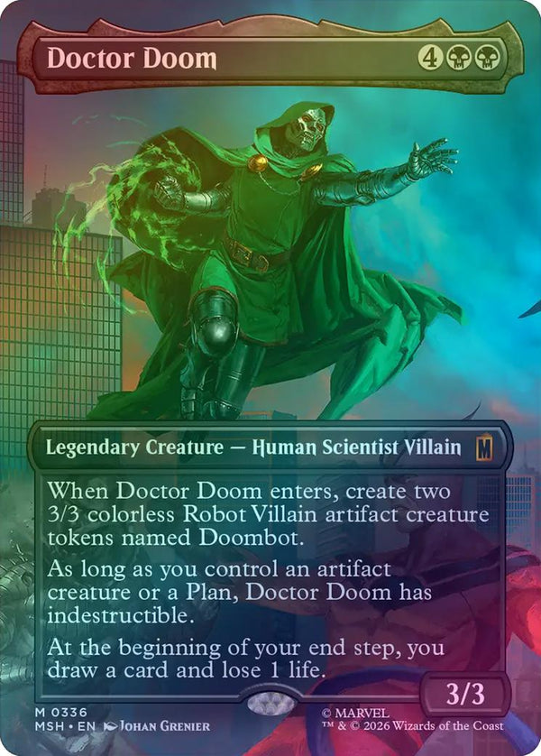 Doctor Doom - Borderless Scene (Foil) (MSH) (Pre-Order)