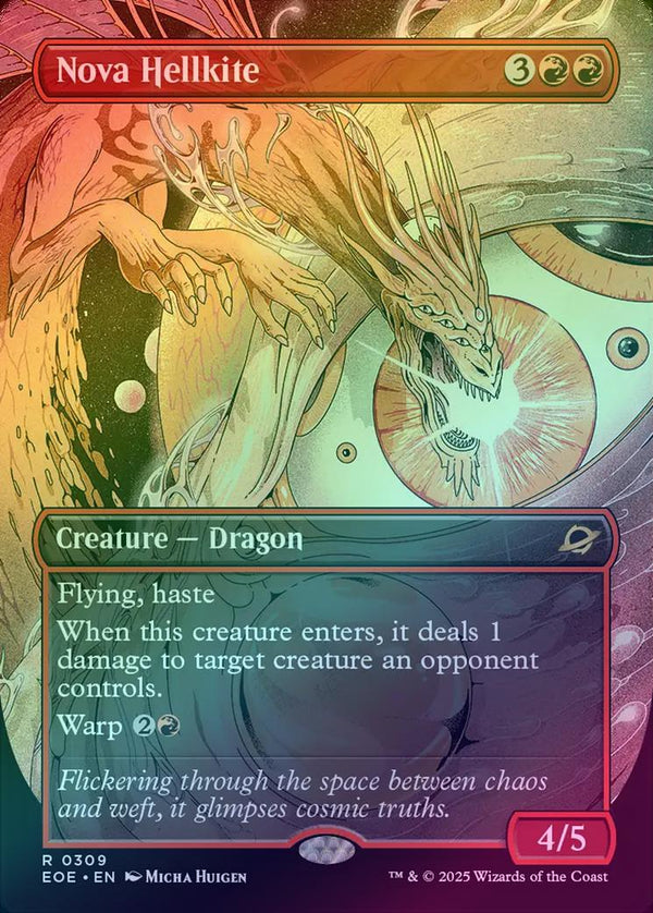 Nova Hellkite - Surreal Space Showcase (Foil) (EOE)