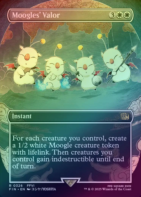 Moogles' Valor - Borderless (Foil) (FIN)