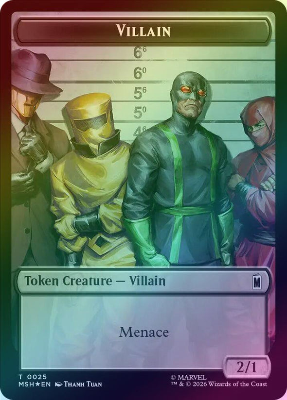 Shapeshifter (018) // Villain (025) Token (Surge Foil) (TMSC)