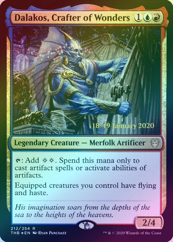 Dalakos, Crafter of Wonders - Prerelease Promo (Foil) (PTHB)