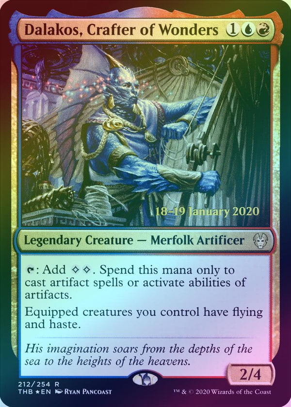 Dalakos, Crafter of Wonders - Prerelease Promo (PTHB) (Foil)
