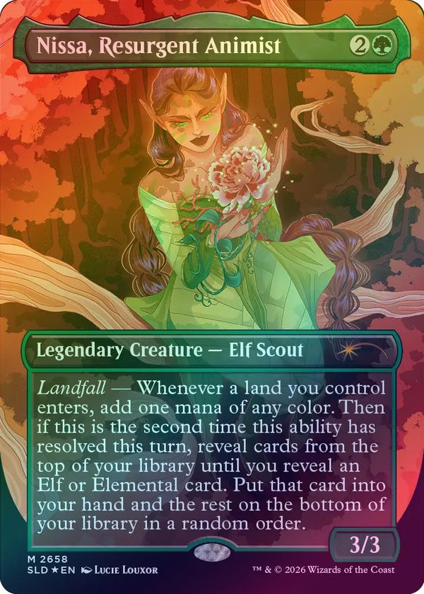 Nissa, Resurgent Animist - Wild in Bloom (Foil) (SLD)