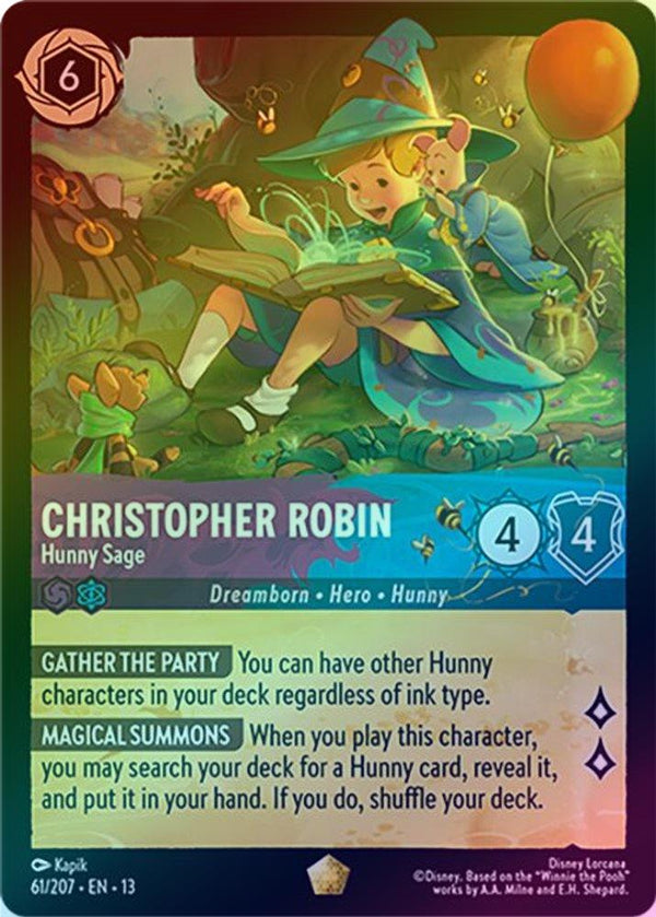 Christopher Robin (Hunny Sage) - 61/207 - Legendary (Foil)