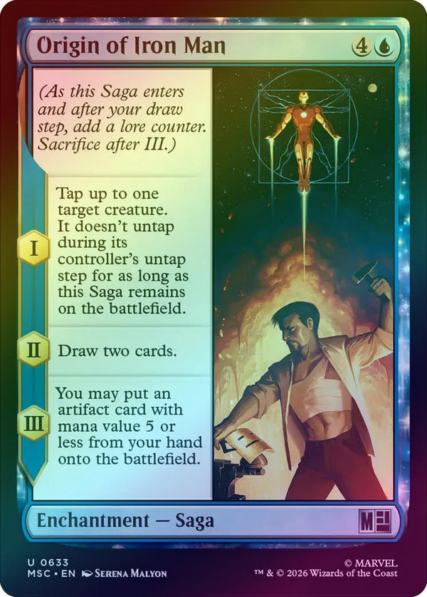 Origin of Iron Man (Foil) (MSC)