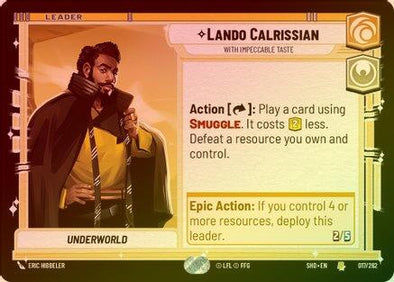 Lando Calrissian - With Impeccable Taste - 017/262 - Rare (Foil)