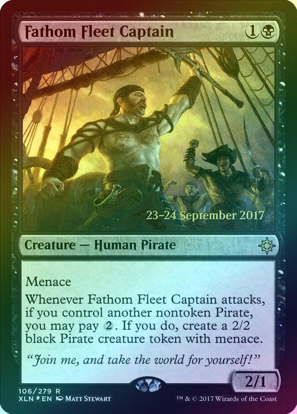 Fathom Fleet Captain - Prerelease Promo (Foil) (PXLN)