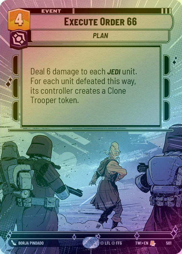 Execute Order 66 (Hyperspace) - 501 - Rare (Foil)