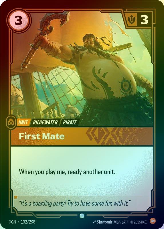 First Mate - 132/298 - Common (Foil)