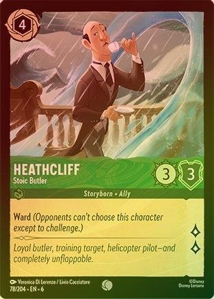 Heathcliff (Stoic Butler) - 78/204 - Common (Foil)