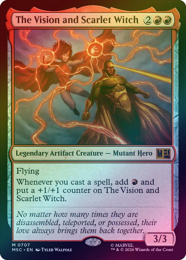 The Vision and Scarlet Witch (Foil) (MSC) (Pre-Order)