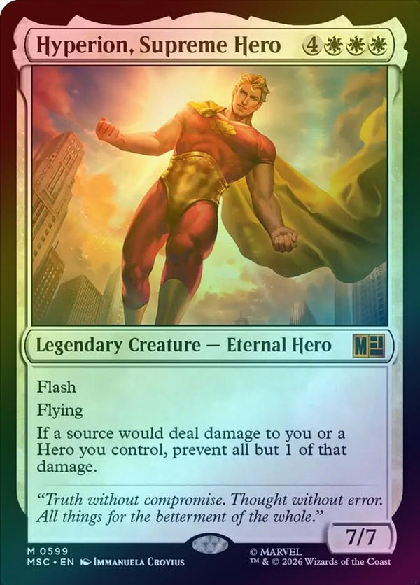 Hyperion, Supreme Hero (Foil) (MSC)