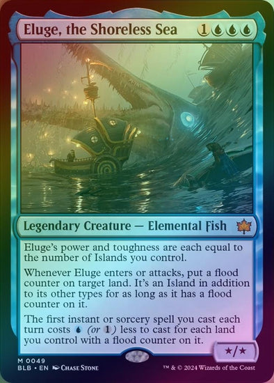 Eluge, the Shoreless Sea (Foil) (BLB)