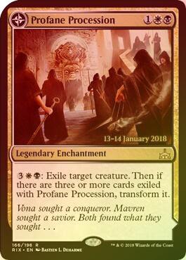 Profane Procession // Tomb of the Dusk Rose - Prerelease Promo (Foil) (PRIX)