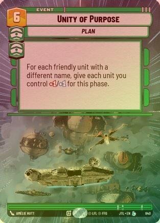Unity of Purpose (Hyperspace) - 840 - Legendary (Foil)