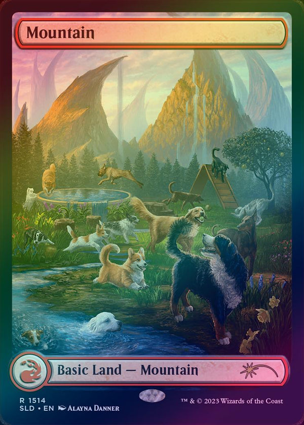 Mountain (1514) - Full Art (Foil) (SLD)