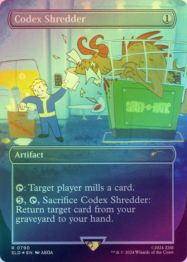 Codex Shredder - FALLOUT (Rainbow Foil) (SLD)