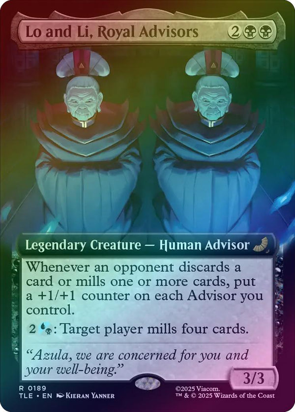 Lo and Li, Royal Advisors - Extended Art (Foil) (TLE)