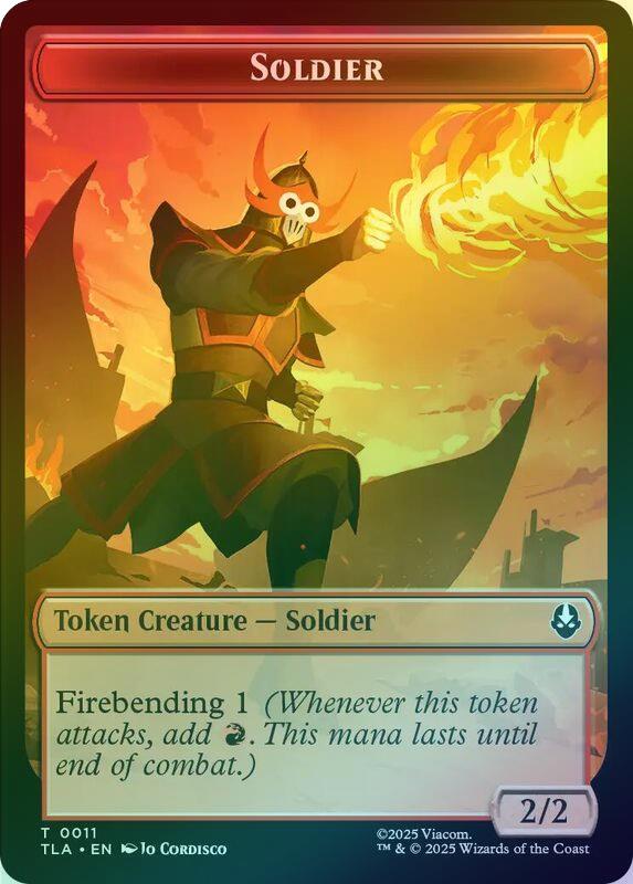 Ally (004) // Soldier (011) Token (Foil) (TTLA)