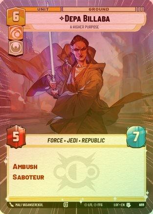 Depa Billaba - A Higher Purpose (Hyperspace) - 939 - Uncommon (Foil)