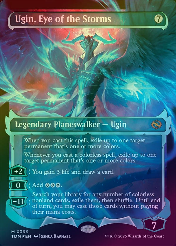 Ugin, Eye of the Storms - Ghostfire Showcase - English Language (Foil) (TDM)