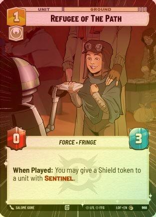 Refugee of The Path (Hyperspace) - 982 - Common (Foil)