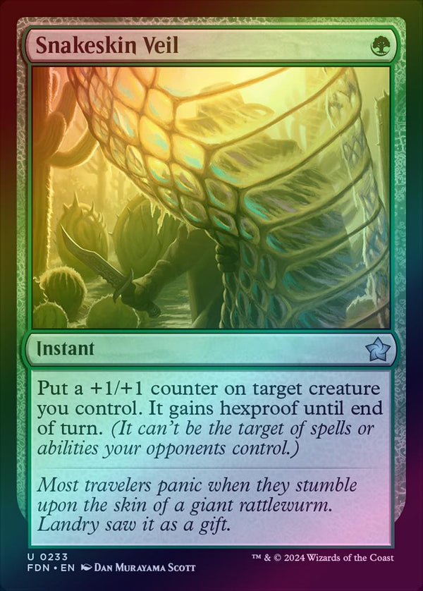 Snakeskin Veil (Foil) (FDN)