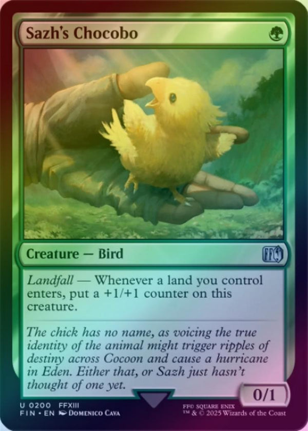 Sazh's Chocobo (Foil) (FIN)