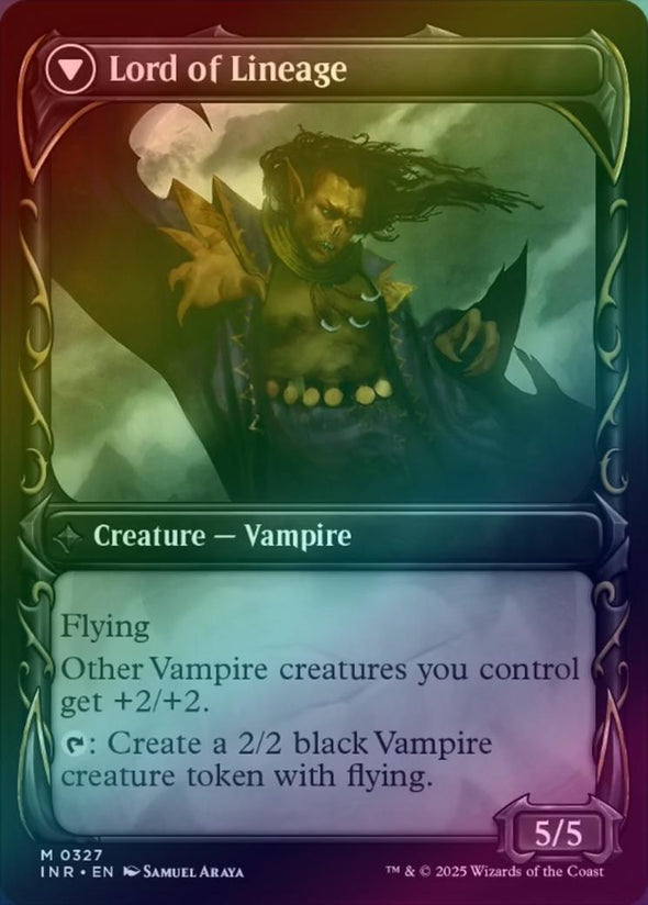 Bloodline Keeper // Lord of Lineage - Fang Frame Showcase (Foil) (INR)