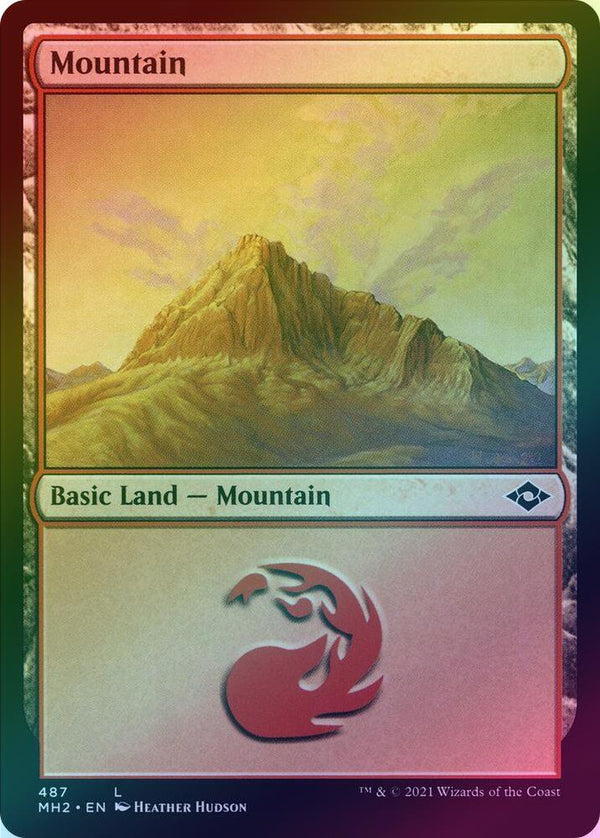 Mountain (487) (Foil) (MH2)