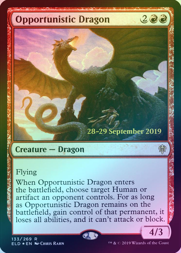 Opportunistic Dragon - Prerelease Promo (Foil) (PELD)