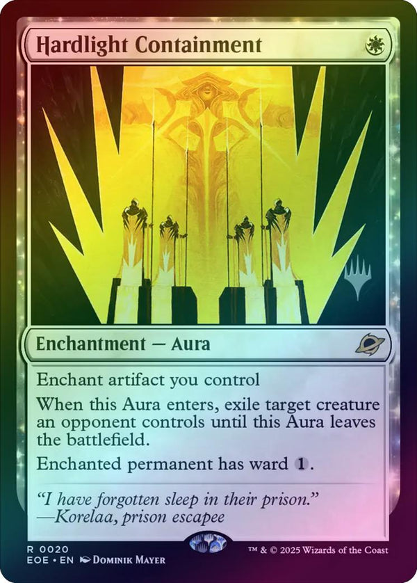 Hardlight Containment - Promo Pack (Foil) (PEOE)