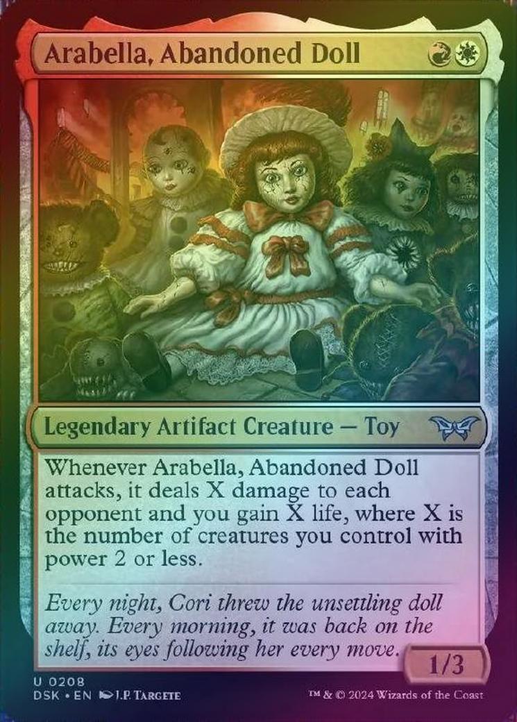 [MTG]Arabella, Abandoned Doll アーティストプルーフ Arabella, Abandoned Doll · Duskmourn: House of Horror (DSK) #208