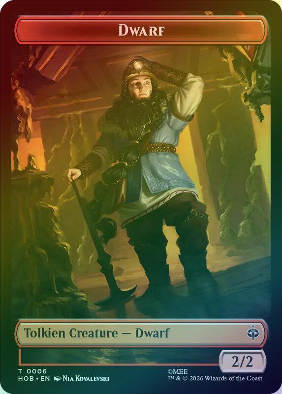Human Soldier // Dwarf Token (Foil) (THOB)