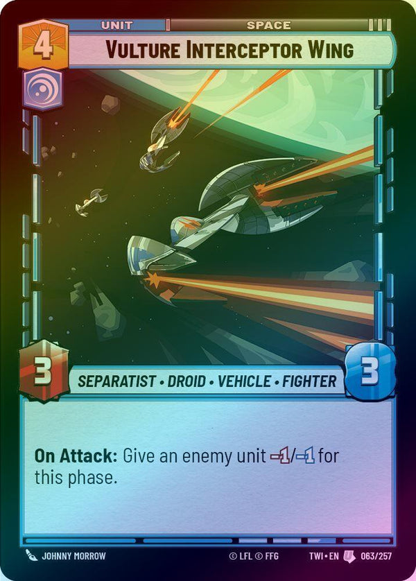 Vulture Interceptor Wing - 063/257 - Uncommon (Foil)