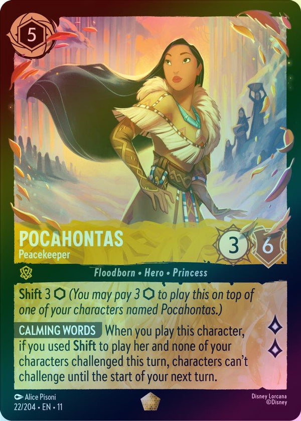 Pocahontas (Peacekeeper) - 22/204 - Legendary (Foil)