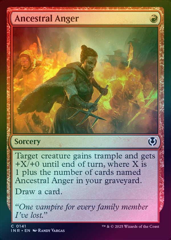 Ancestral Anger (Foil) (INR)