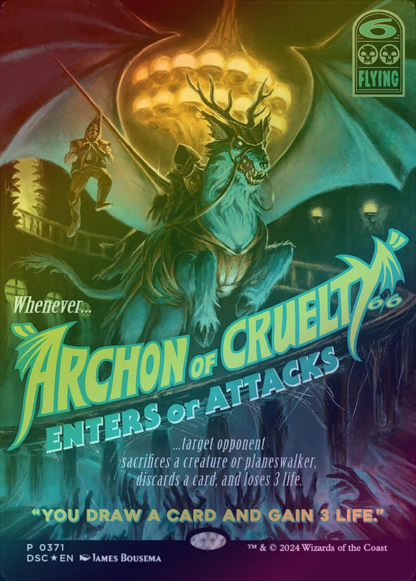 Archon of Cruelty - Borderless (Foil) (DSC)