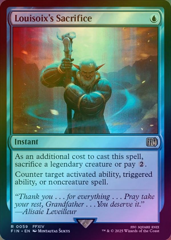 Louisoix's Sacrifice (Foil) (FIN)