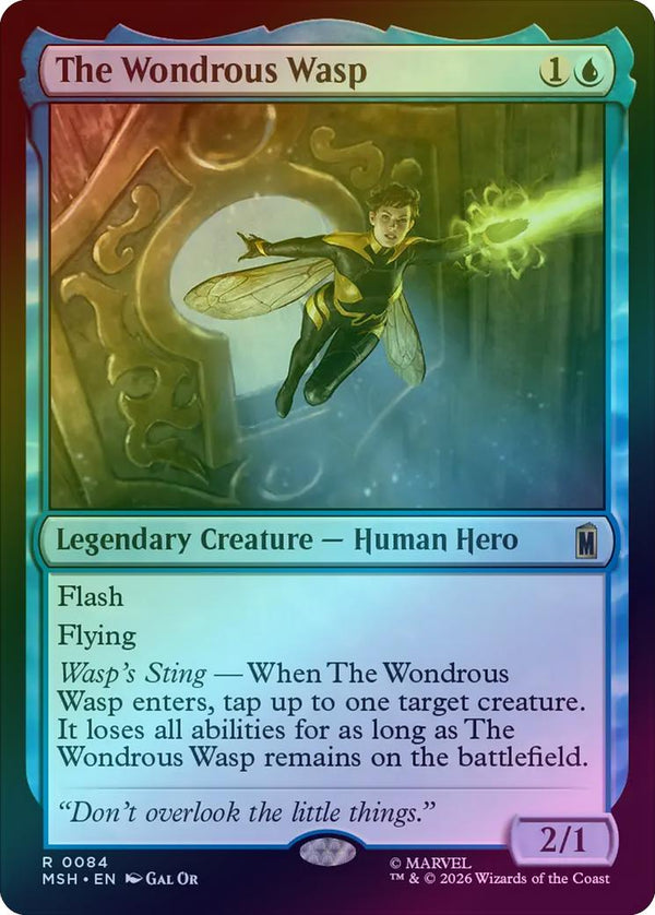 The Wondrous Wasp (Foil) (MSH) (Pre-Order)