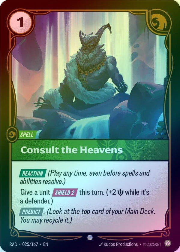 Consult the Heavens - 025/167 - Common (Foil)