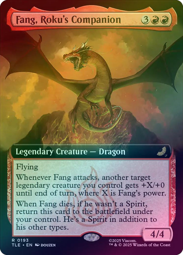 Fang, Roku's Companion - Extended Art (Foil) (TLE)