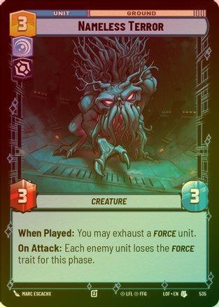 Nameless Terror - 535 - Uncommon (Foil)