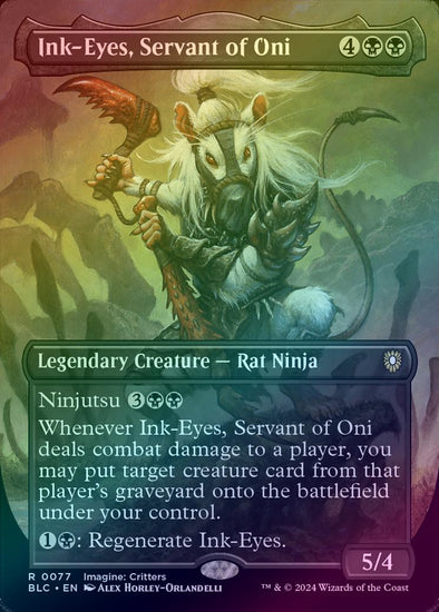 Ink-Eyes, Servant of Oni - Borderless (Foil) (BLC)